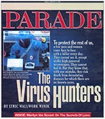 Thumbnail of Cover of February 8, 1998 Parade magazine. (Used with permission of Parade Publications and Robin Thomas.)