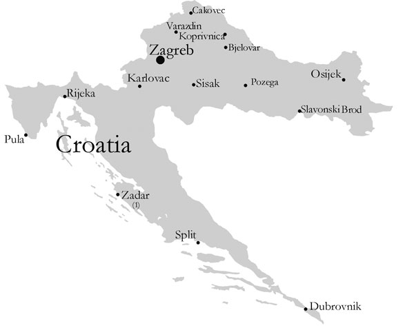 Croatian microbiology laboratories participating in surveillance of antimicrobial resistance