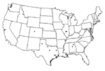 Thumbnail of Locations of collected isolates, 2001–2002.