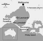 Thumbnail of Bellarine Peninsula region, southeastern Australia.