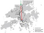 Thumbnail of Supply chain of live terrestrial poultry in Hong Kong. *During the study period, 110–140 local poultry farms were registered in Hong Kong with ≈2 million chickens. Weekly inspection, flock laboratory surveillance, and universal vaccination of chickens with inactivated influenza (H5N2) vaccine have been routine since June 1, 2003. All terrestrial poultry (e.g., chickens and minor poultry such as quail, pheasant, chukar, guinea fowl) are transported to Cheung Sha Wan Temporary Wholesale Poultry Market by trucks before redistribution to live poultry markets (LPMs). *Ducks and geese were imported by sea to a separate wholesale poultry market (not shown in figure), where they were centrally slaughtered, and the chilled carcasses were sold to market. †Approximately 100 registered mainland farms supplied ≈40% of live chickens in 2006. Since January 15, 2004, all such birds have been vaccinated against H5 influenza. They are transported by trucks inside labeled cages to Man Kam To Control Point. ‡Imported birds must be accompanied by valid veterinary health certificates issued by a recognized veterinary authority. Samples are also taken for laboratory testing. The birds are then transported to Cheung Sha Wan Temporary Wholesale Poultry Market by lorry in which water and land birds are segregated. §Birds are transported to LPMs after confirmation of negative test results from the laboratory. Regular laboratory surveillance and monthly rest-days in the wholesale market synchronized with those in LPMs are also routinely carried out. Birds are distributed to live poultry stalls and kept in cages made of stainless steel or nonabsorbent materials. A ban of live waterfowl sales had been imposed since December 1997. Since December 2001, quails had also been removed from being sold alongside chickens and by March 2002, live quails were completely banned in LPMs. There were 60–80 LPMs (light circles) in Hong Kong; 8 of these (dark circles) were analyzed in this study.