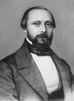 Thumbnail of Rudolf Virchow. Photograph taken during his 7 years in Würzburg, Germany (1849–1856), as professor of pathology. Courtesy of the Institute of Pathology, University of Würzburg.