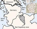 Thumbnail of Map of Germany (inset) with enlarged view of northern Germany. The study area is shaded, and dots in the study area indicate sampling sites.
