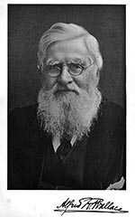 Thumbnail of Alfred Russel Wallace (1823–1913). Perhaps best remembered today in history of science as the codiscoverer of the principle of natural selection, Wallace also played a prominent role in the antivaccination movement in late 19th century England.
