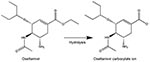 Thumbnail of Metabolic activation of oseltamivir to carboxylic acid.