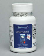 Thumbnail of Bottle of artemisinin, available over-the-counter as an herbal supplement.